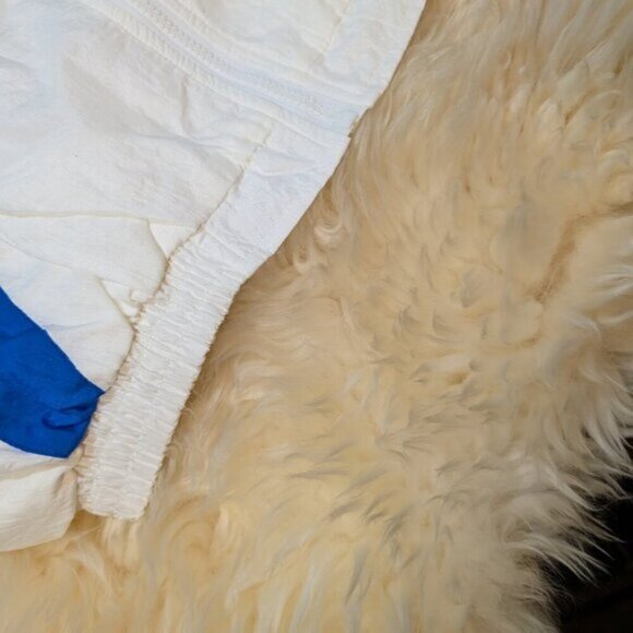 Vintage Nike White Label Branded Windbreaker Blue and White Men Size Medium - Picture 7 of 13